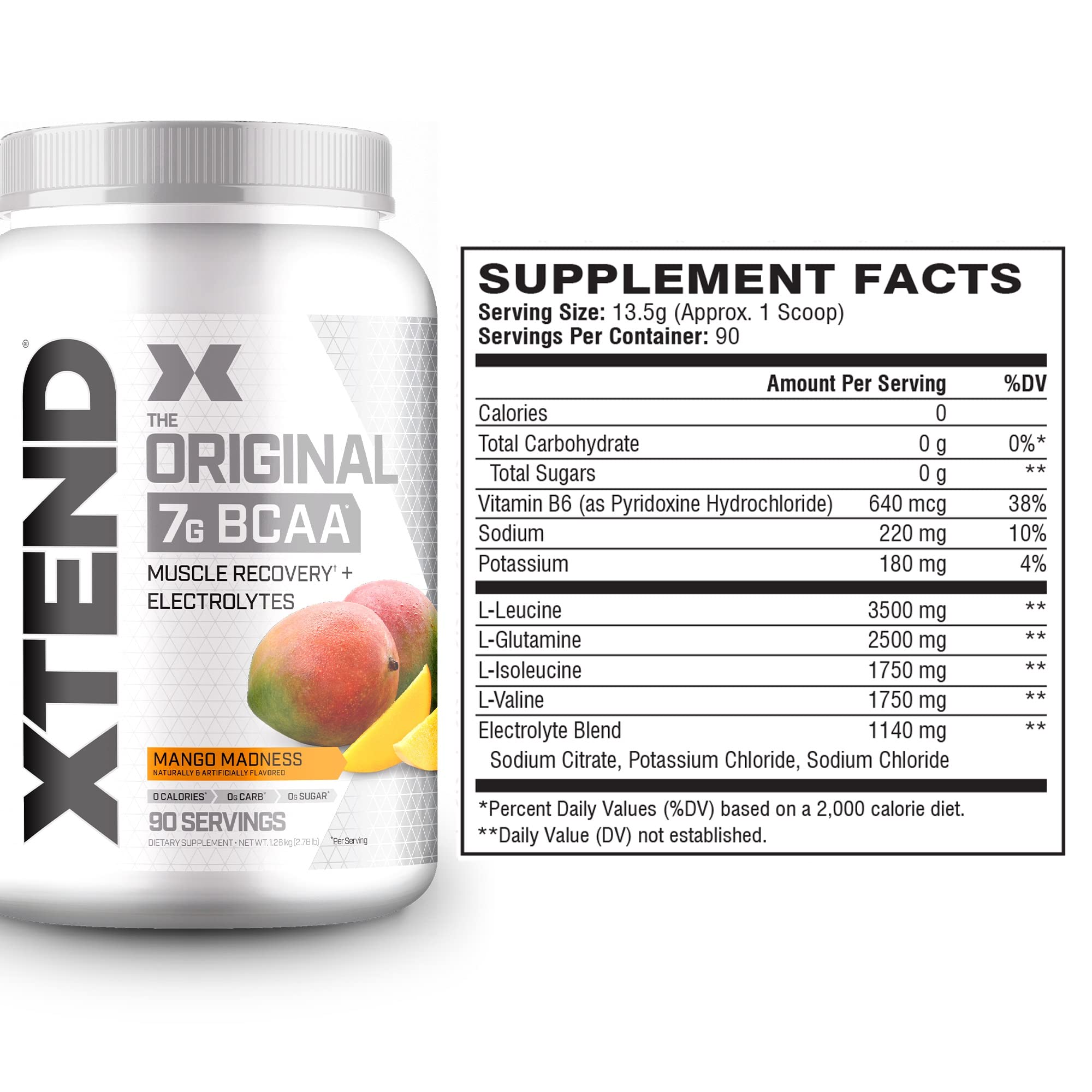 Amazon | Scivation エクステンド BCAA サプリメント、7000mg (90食分